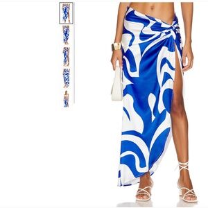 SNDYS Skirt, XS, Never Worn, White & Blue